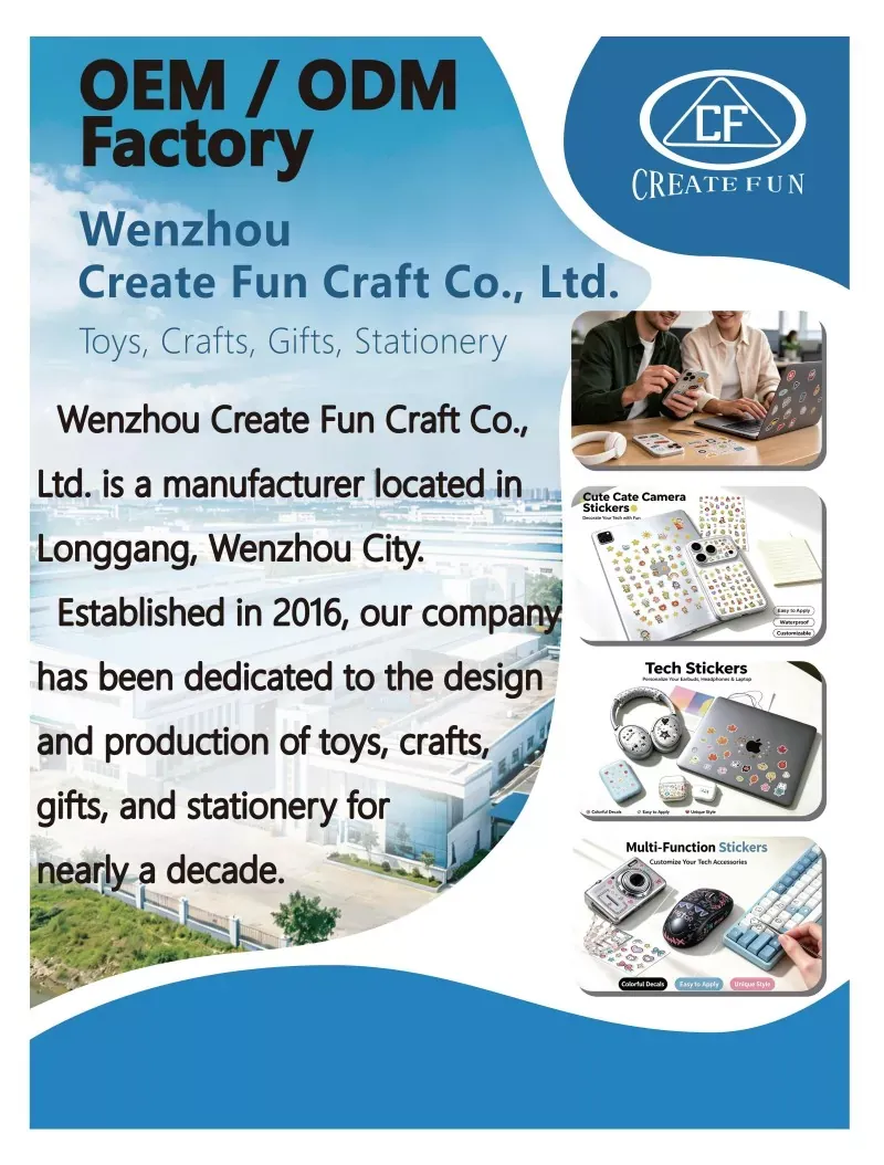 Wenzhou Create Fun Craft Co., Ltd. skinner på Global Expo: Et årti med innovation inden for brugerdefinerede klistermærker og gør-det-selv-legetøj